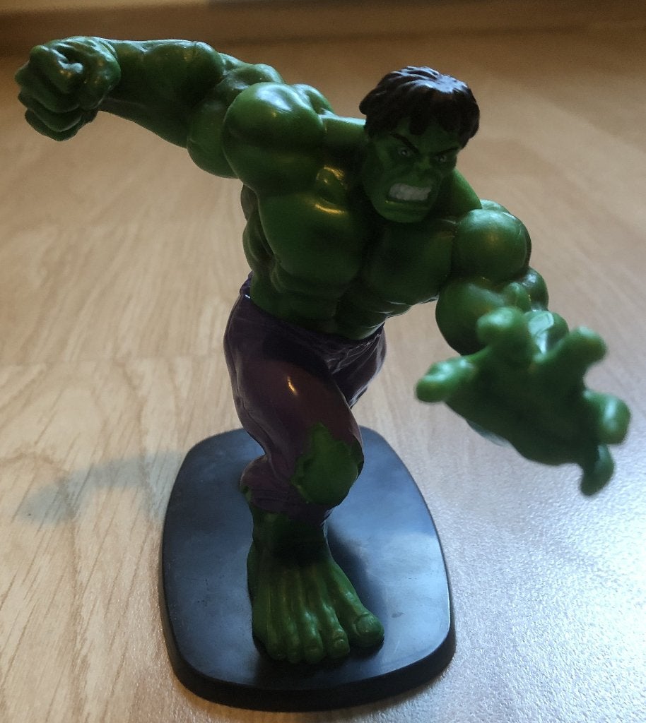 HULK - MARVEL - 9,5 CM HOOG, Ophalen of Verzenden, Superheld, Zo goed als nieuw, Beeldje of Figuurtje