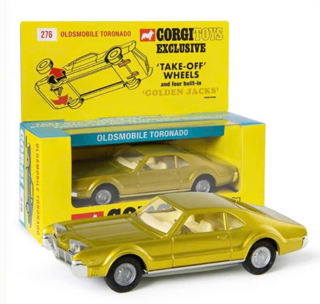 Oldsmobile Toronado take off wheels 1/51 CORGI NEW ref. 276, Verzenden, Nieuw, Auto, Corgi