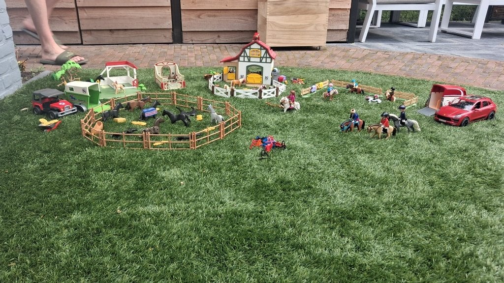 Playmobil manege, Ophalen of Verzenden, Zo goed als nieuw, Complete set