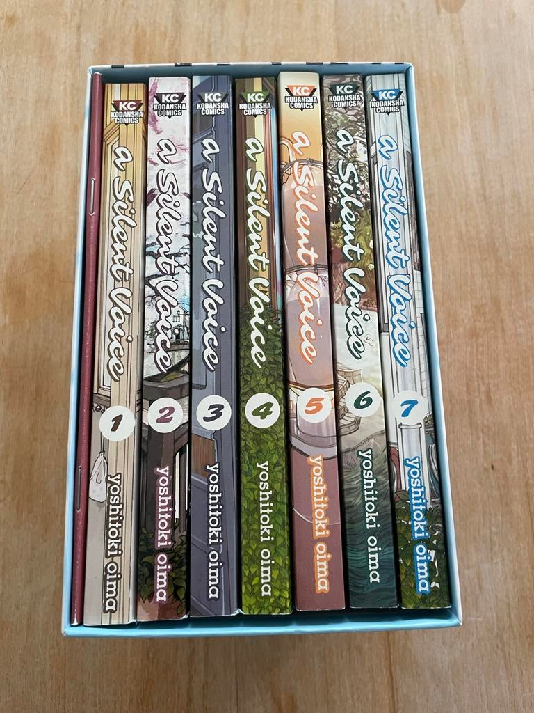 A Silent Voice Complete Serie Box Set - Manga, Boeken, Strips | Comics, Complete serie of reeks, Ophalen, Zo goed als nieuw, Japan (Manga)
