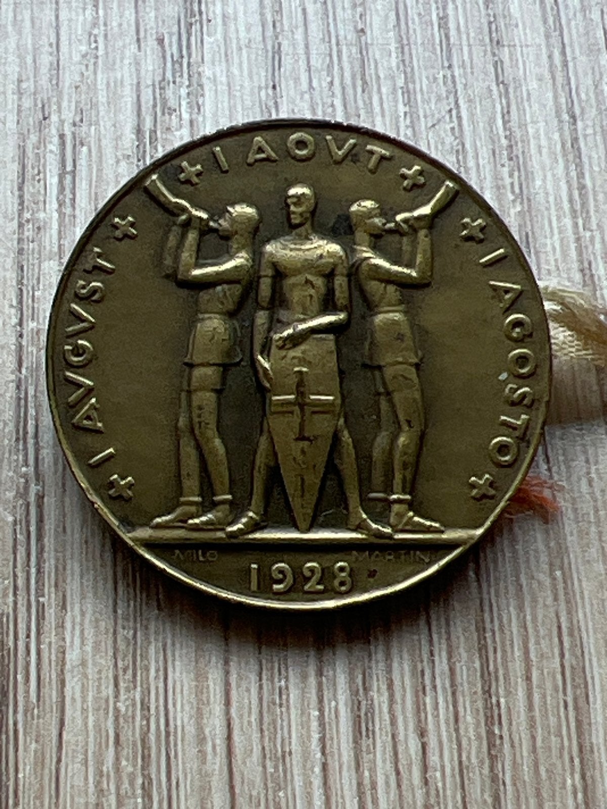 Switzerland Historical Medal 1928 / Olympic Winter Games, Ophalen of Verzenden, Brons, Buitenland