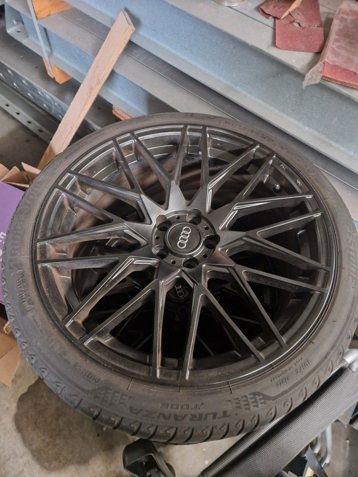 Velgen 5 x 100 met banden, Ophalen, Gebruikt, Zomerbanden, Banden en Velgen