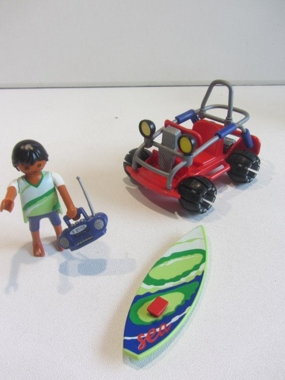 Playmobil Strandbuggy met surfplank - 4863, Ophalen of Verzenden, Gebruikt, Losse onderdelen