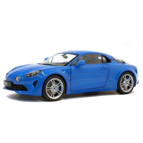 Renault Alpine A110 Pure 2018 Blauw Schaal 1/18 Solido, Hobby en Vrije tijd, Modelauto's | 1:18, Solido, Auto, Solido, Nieuw