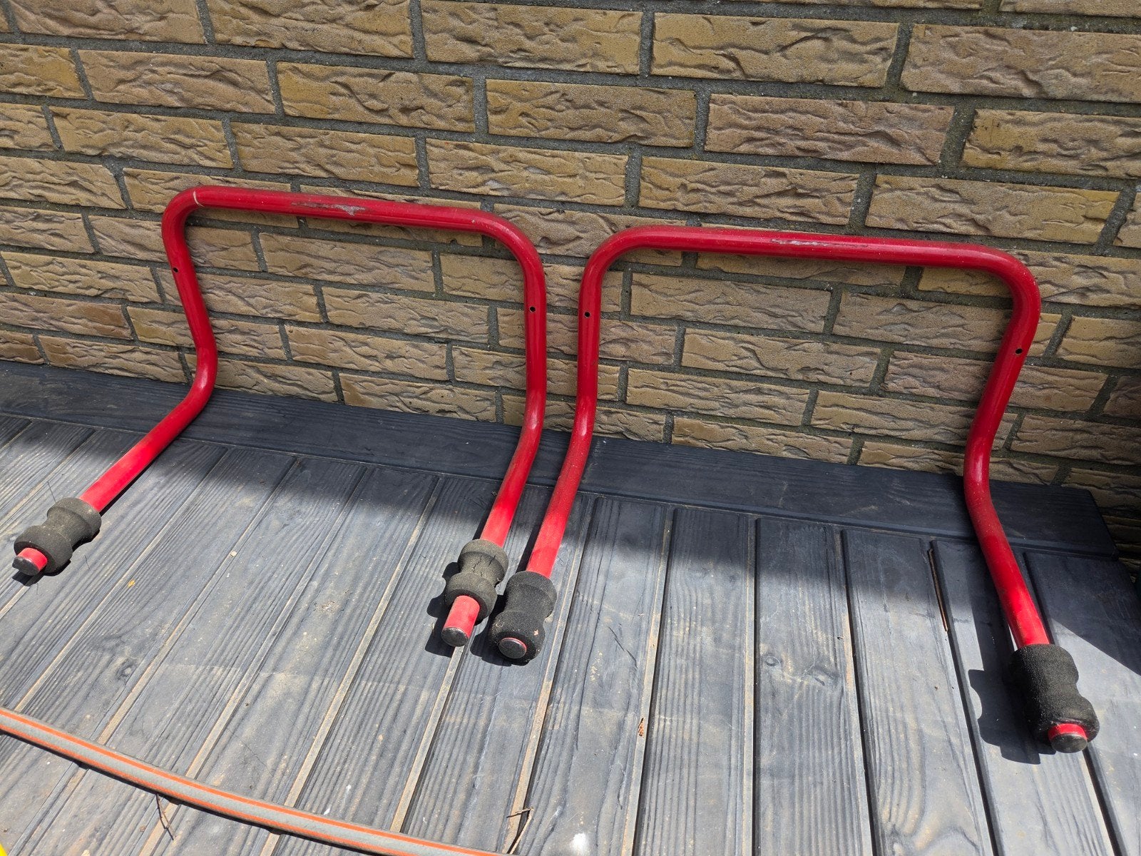 2x Fietsenrek - Wandmontage Fietsophangsysteem, Ophalen