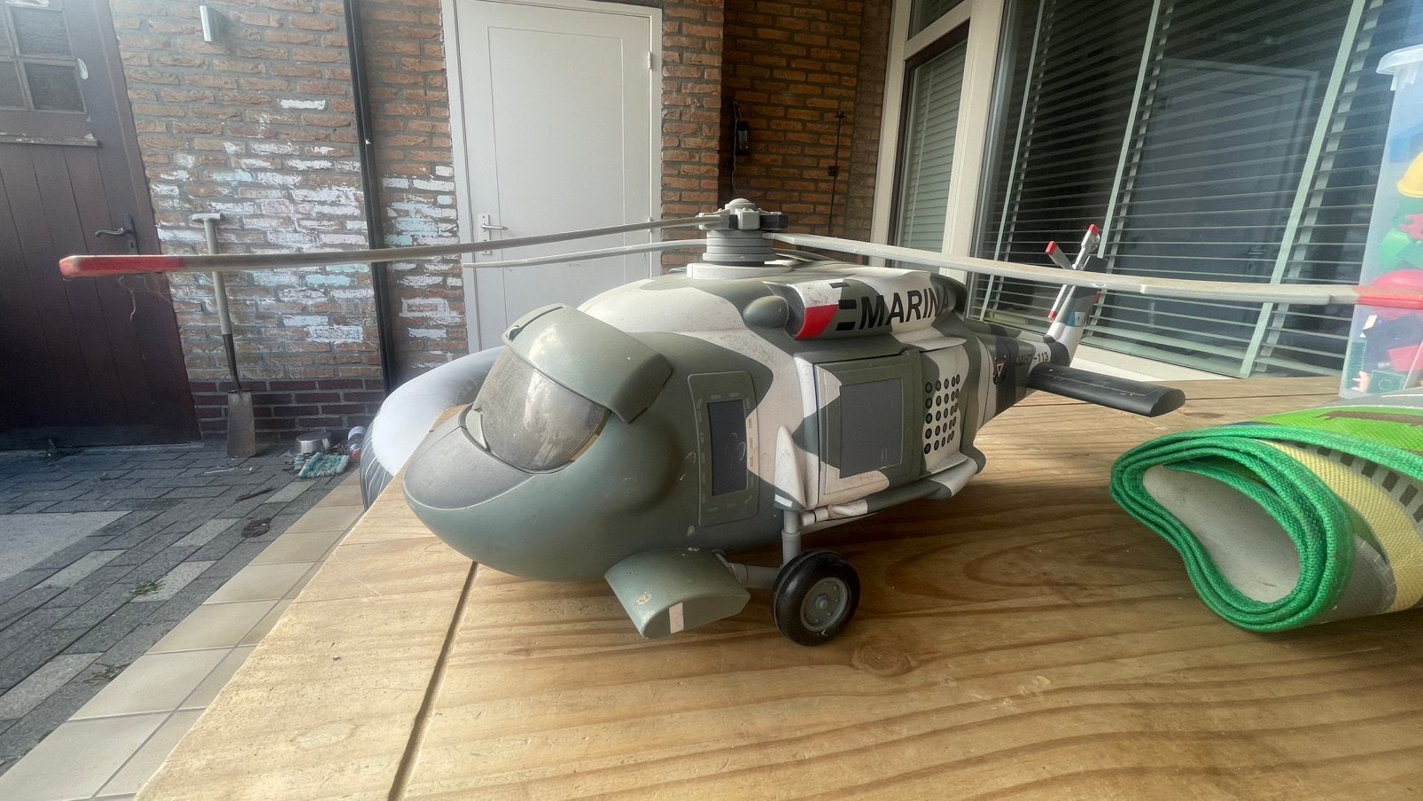 Hector Vector Helikopter, Ophalen, Gebruikt