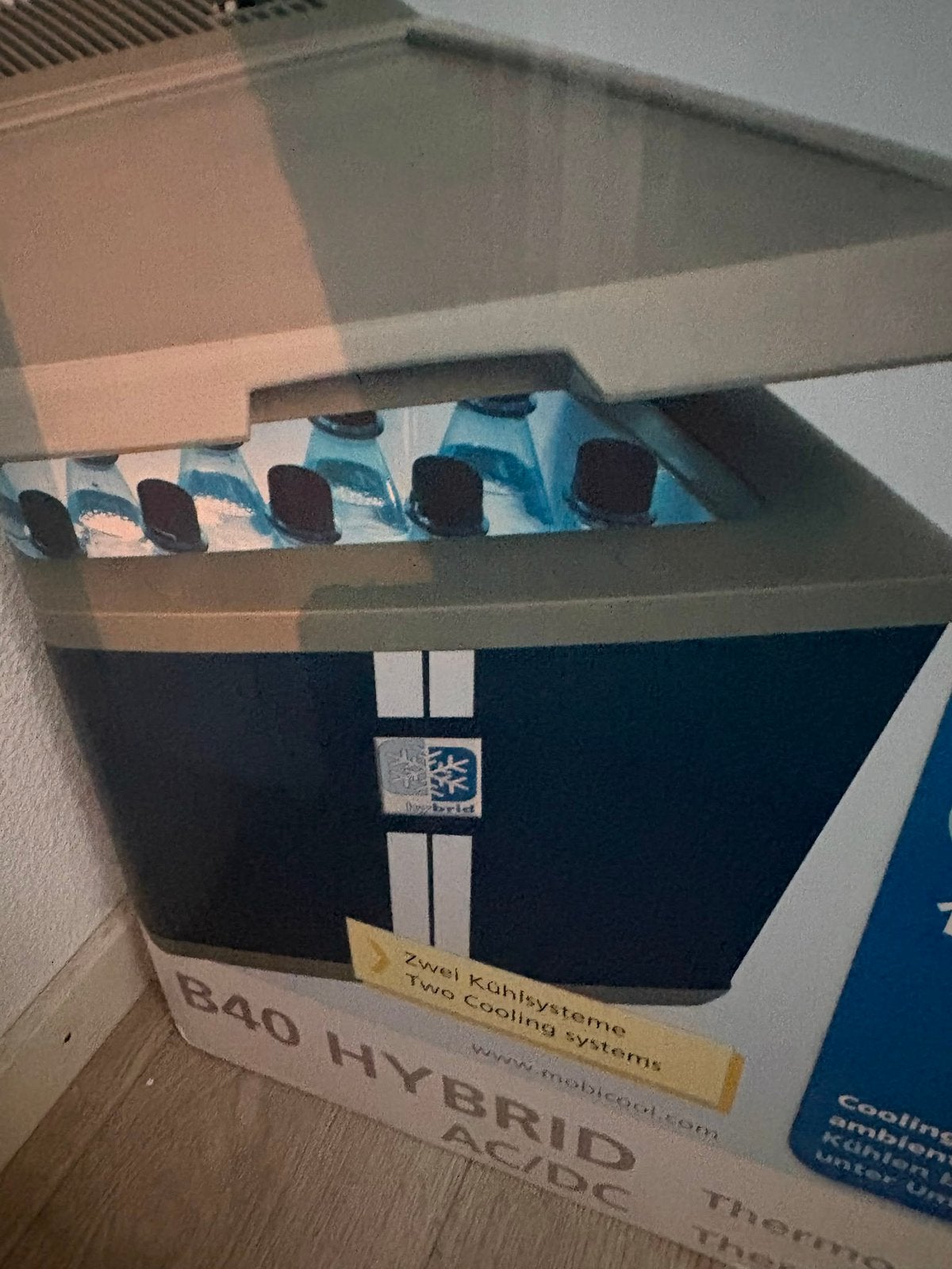 Mobicool B40 hybride compressor koelbox AC/DC, Caravans en Kamperen, Ophalen, Zo goed als nieuw, Compressor