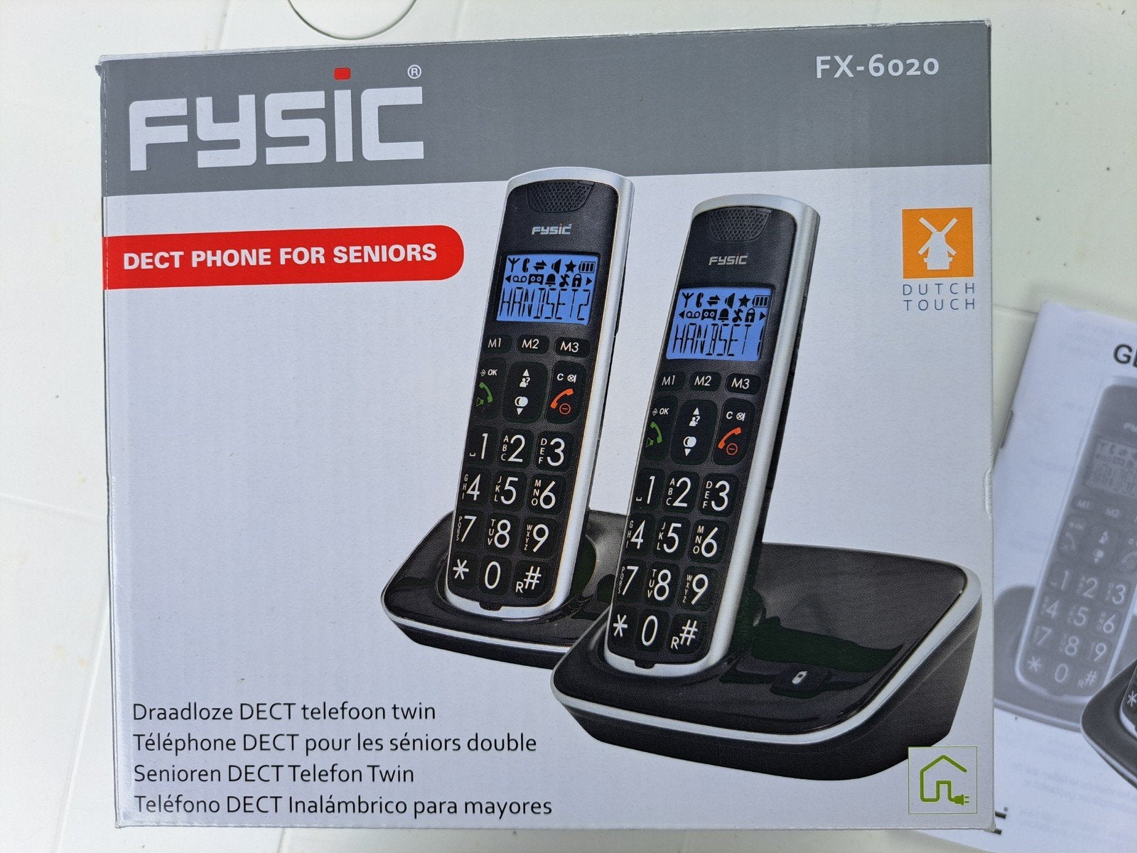 Fysic FX6020 draadloze dect telefoon voor senioren, Telecommunicatie, Vaste telefoons | Handsets en Draadloos, Zo goed als nieuw