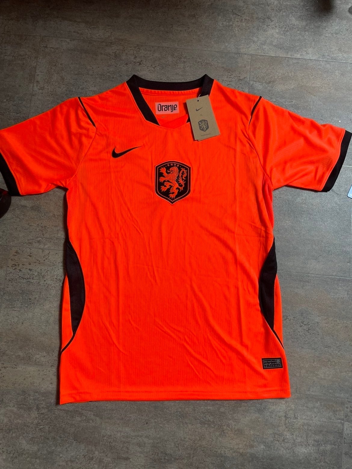Oranje KNVB Voetbalshirt - Nieuw met labels (maten S t/m XXL, Nieuw, Oranje, Ophalen of Verzenden, Voetbal