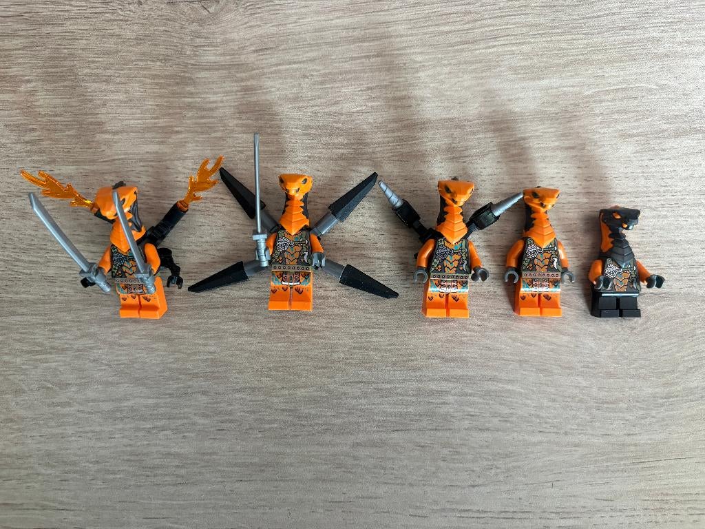 Lego Ninjago: 5 Cobra Mechanic minifiguren, Compleet, Verzenden, Lego, Nieuw