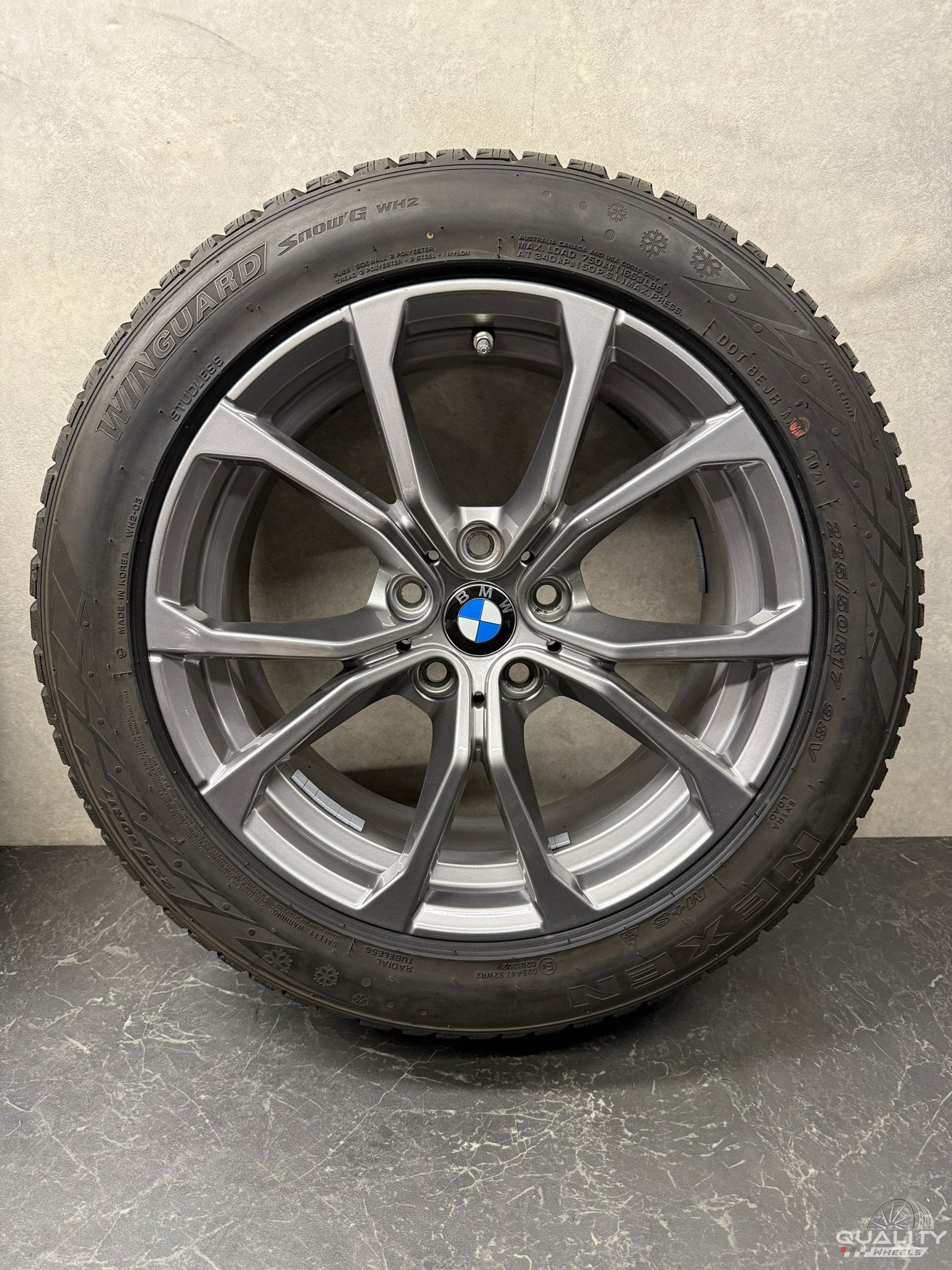 17” BMW 3/4 Serie G20 G21 G22 G23 2018+ demo Velgen + Banden, Gebruikt, -, -, Banden en Velgen