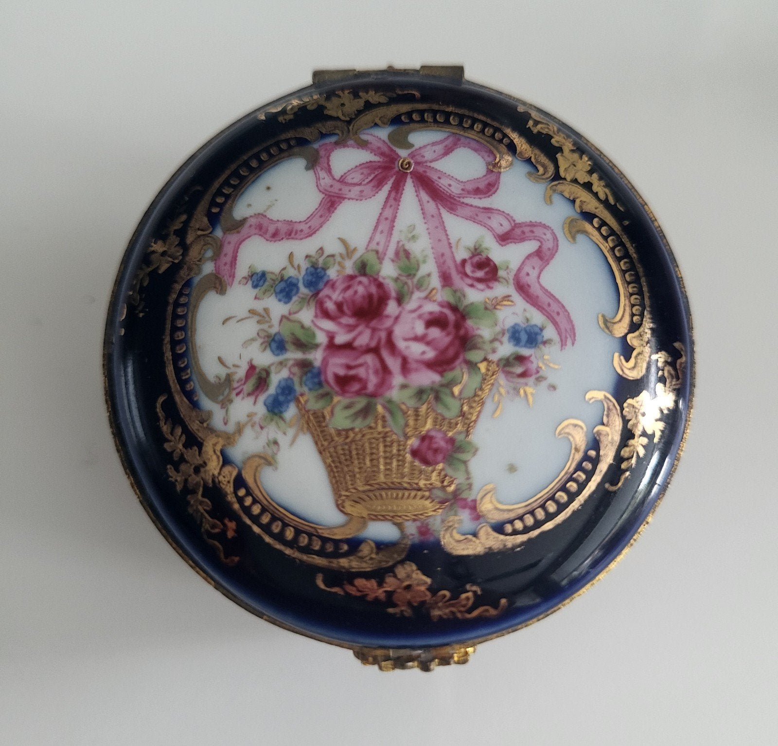 Te koop vintage pillendoosje, Ophalen of Verzenden, Gebruikt