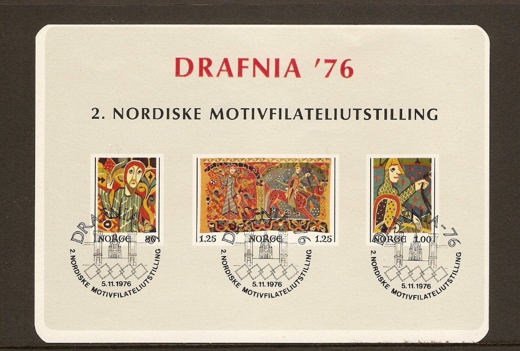 Noorwegen Drafnia 1976, Postzegels en Munten, Postzegels | Europa | Scandinavië, Ophalen of Verzenden, Noorwegen, Gestempeld