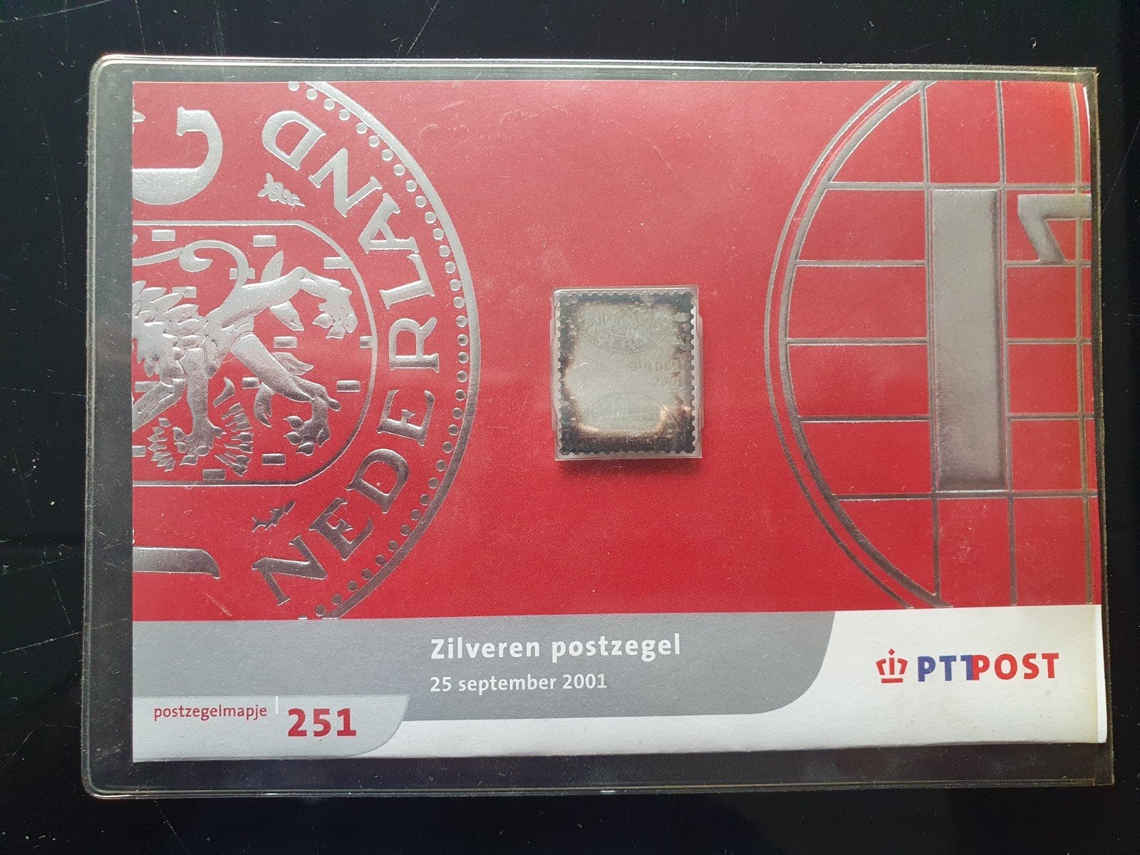Postzegelmapje 251 zilveren postzegel, Postzegels en Munten, Ophalen of Verzenden, Postfris