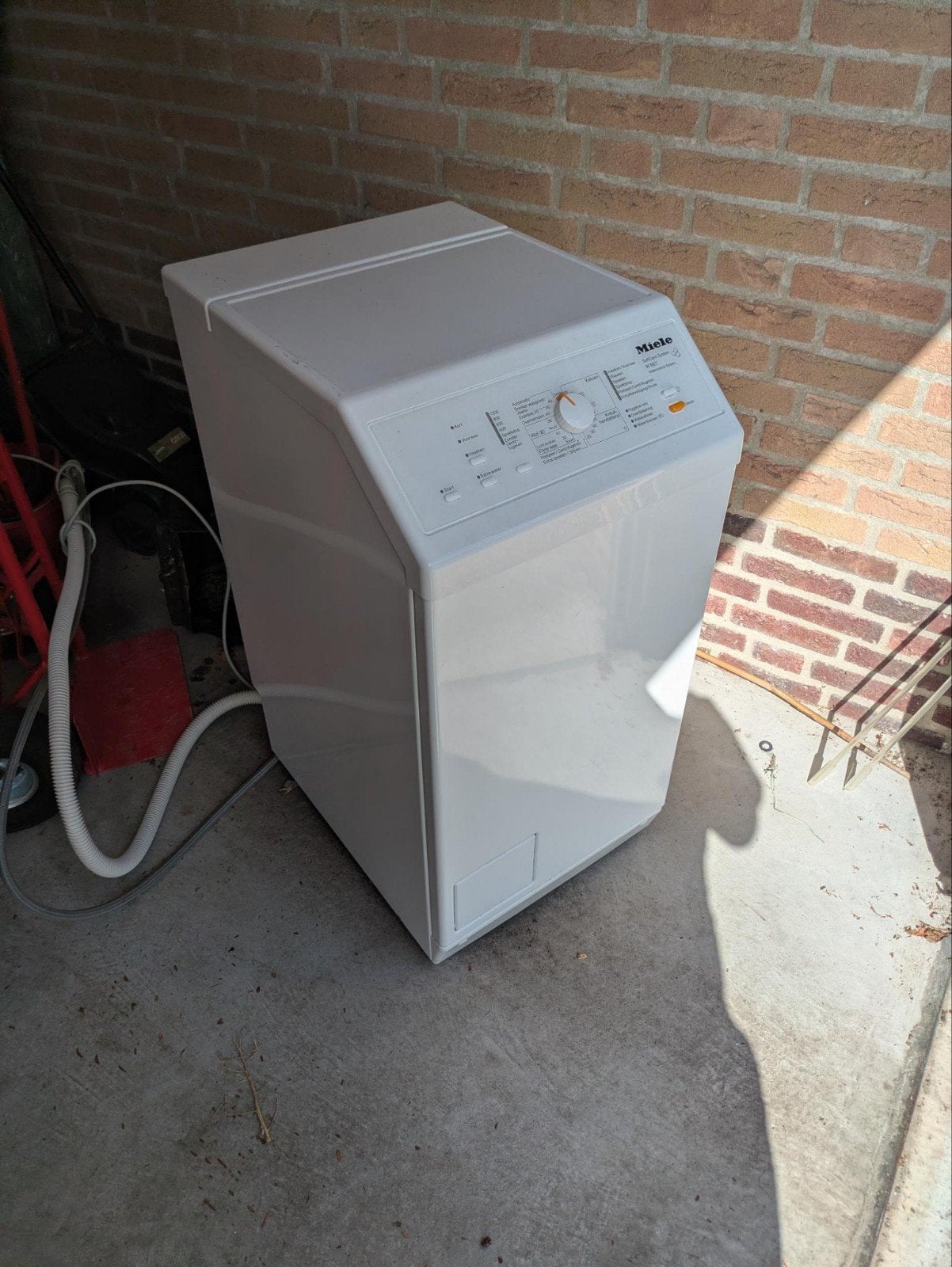 Miele W667 softcare bovenlader, 4 tot 6 kg, Ophalen, 85 tot 90 cm