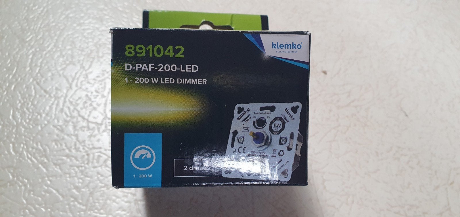 Klemko D-PAF-200-LED Dimmer 1-200W, Ophalen of Verzenden, Nieuw, Overige merken, Dimmer