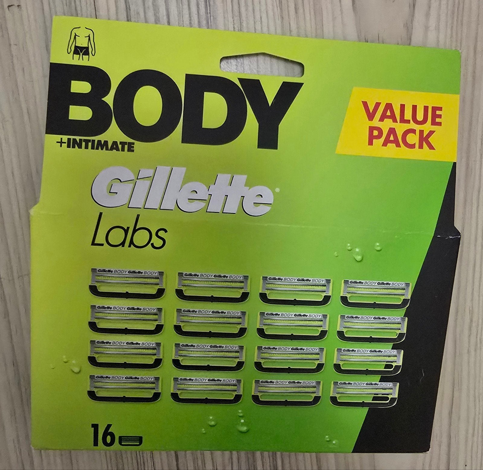 Gillette Labs Body + Intimate Scheermesjes - 16 Stuks, Ophalen of Verzenden, Nieuw, Overige typen