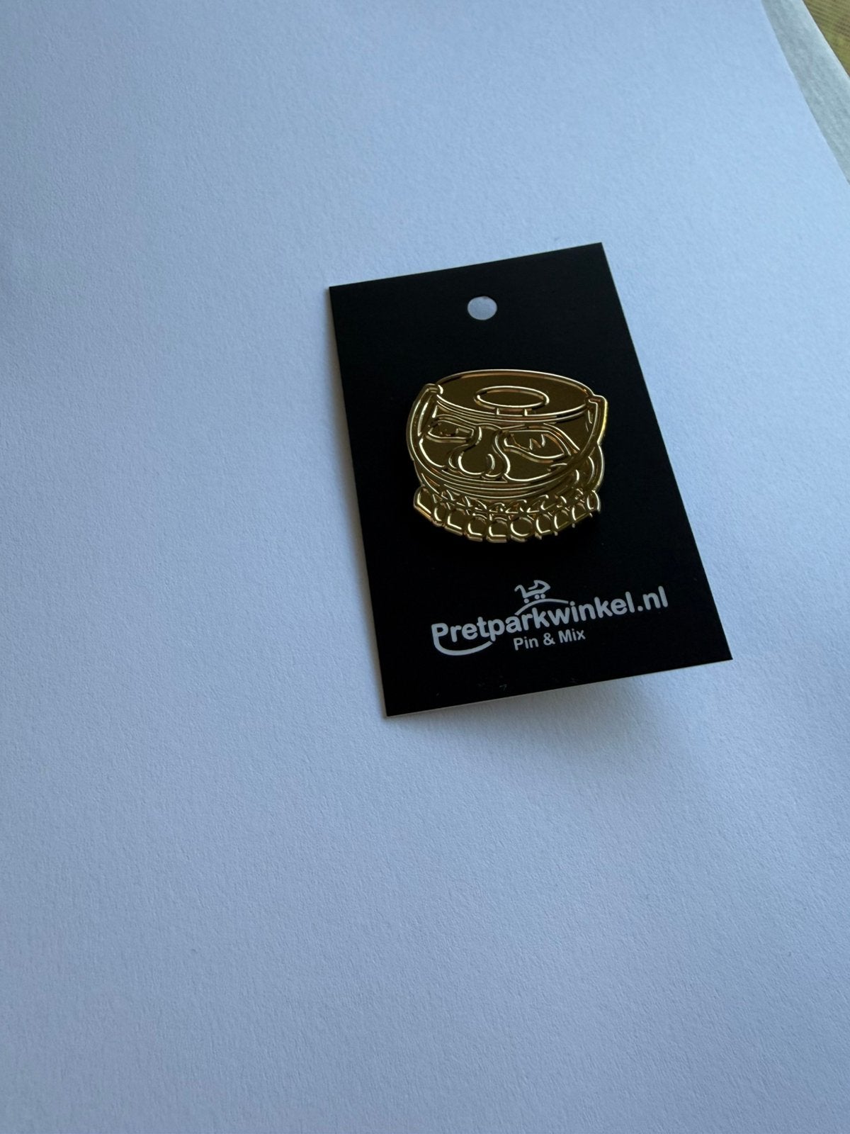 Efteling Monsieur Cannibale Pin (Goud), Verzamelen, Ophalen of Verzenden, Nieuw, Overige onderwerpen, Speldje of Pin