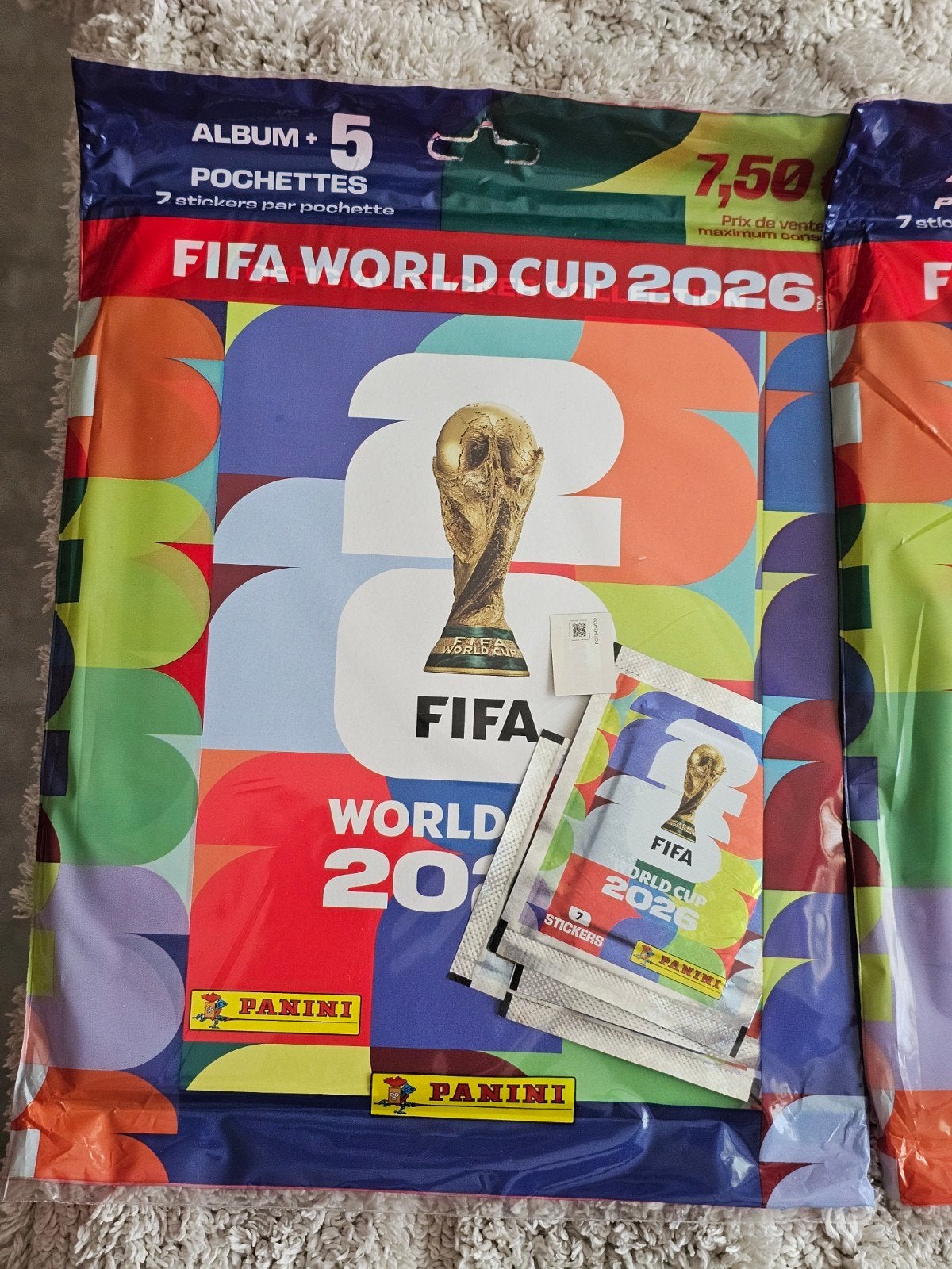 Panini FIFA World Cup 2026 Sticker Album + 5 Sticker Packs, Ophalen of Verzenden, Nieuw, Sport