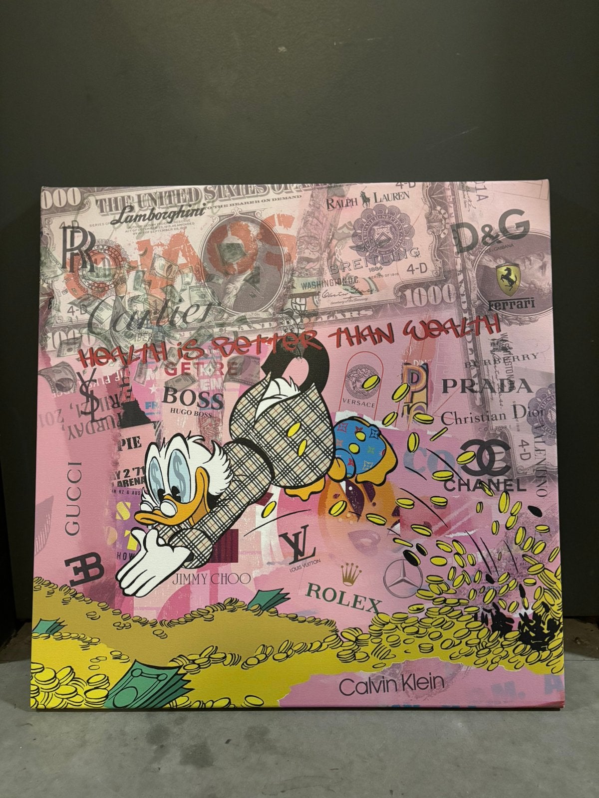 Health is better than wealth - Rene Ladenius Dagobert Duck, Ophalen