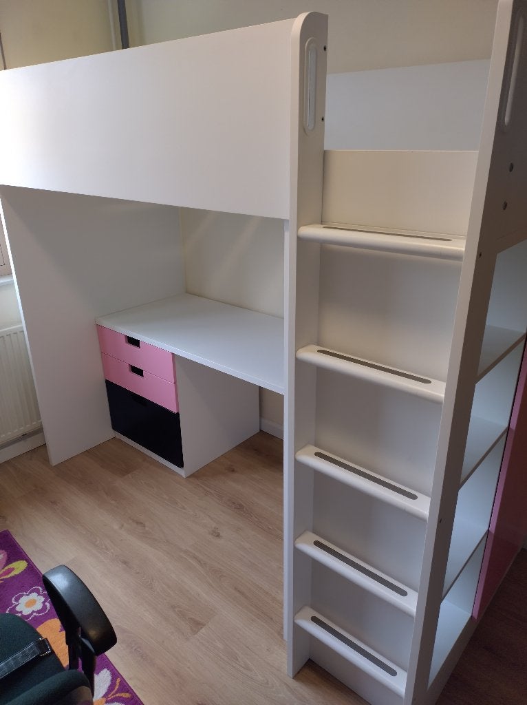 IKEA Hoogslaper (SMASTAD / STUVA), Ophalen, Eenpersoons, Zo goed als nieuw, 200 cm