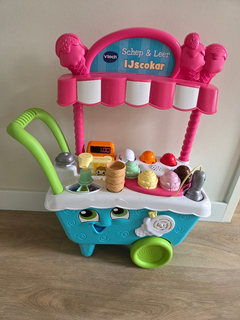 Vtech ijscokar, Ophalen, Zo goed als nieuw, 6 maanden tot 2 jaar