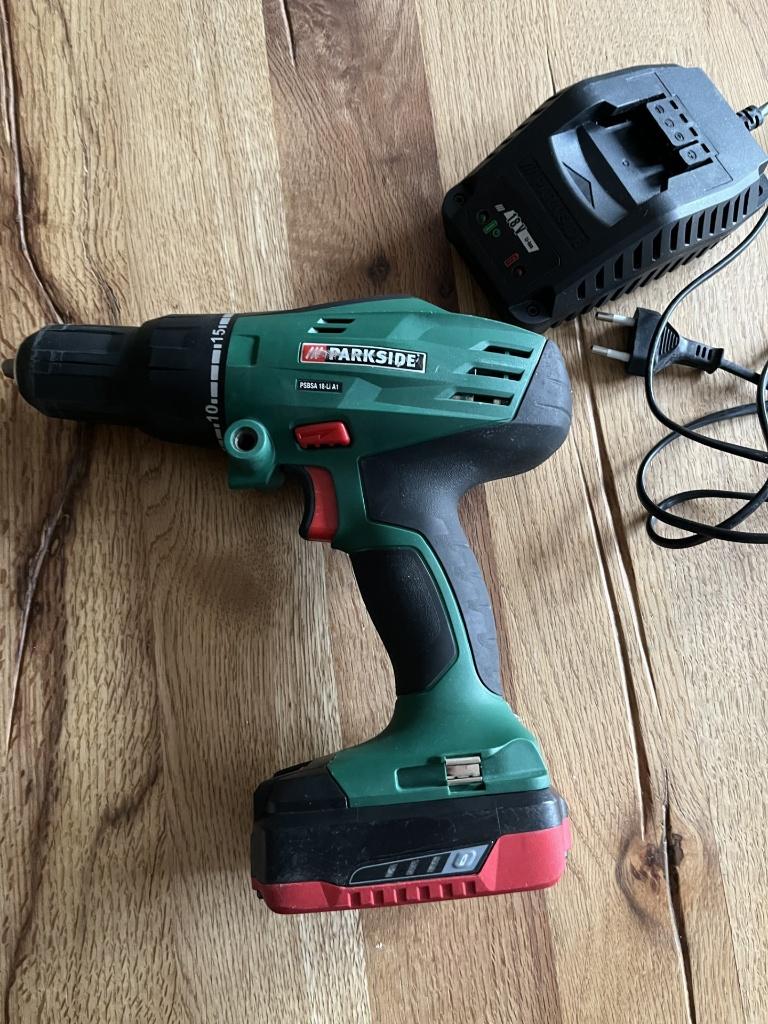 Parkside klopboorschroevendraaier, Ophalen of Verzenden, Gebruikt, Minder dan 400 watt, Boor- en Schroefmachine