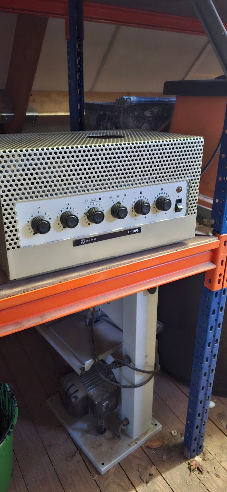 Philips buizenversterker type EL6431 met 4x EL34, Ophalen of Verzenden, Buis of Buizen