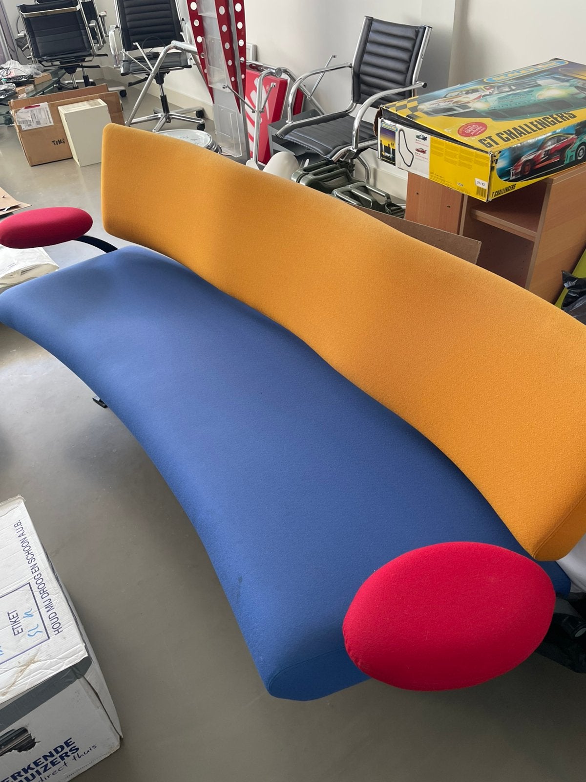 Artifort Orbit design bank, Ophalen, Driepersoons, 75 tot 100 cm, Zo goed als nieuw