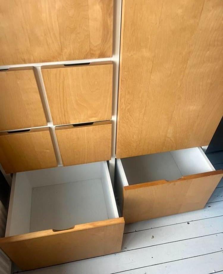 5 x IKEA RAKKE (VISTHUS ODDA) Kledingkasten, Huis en Inrichting, Kasten | Kledingkasten, Met deur(en), 100 tot 150 cm, IKEA RAKKE