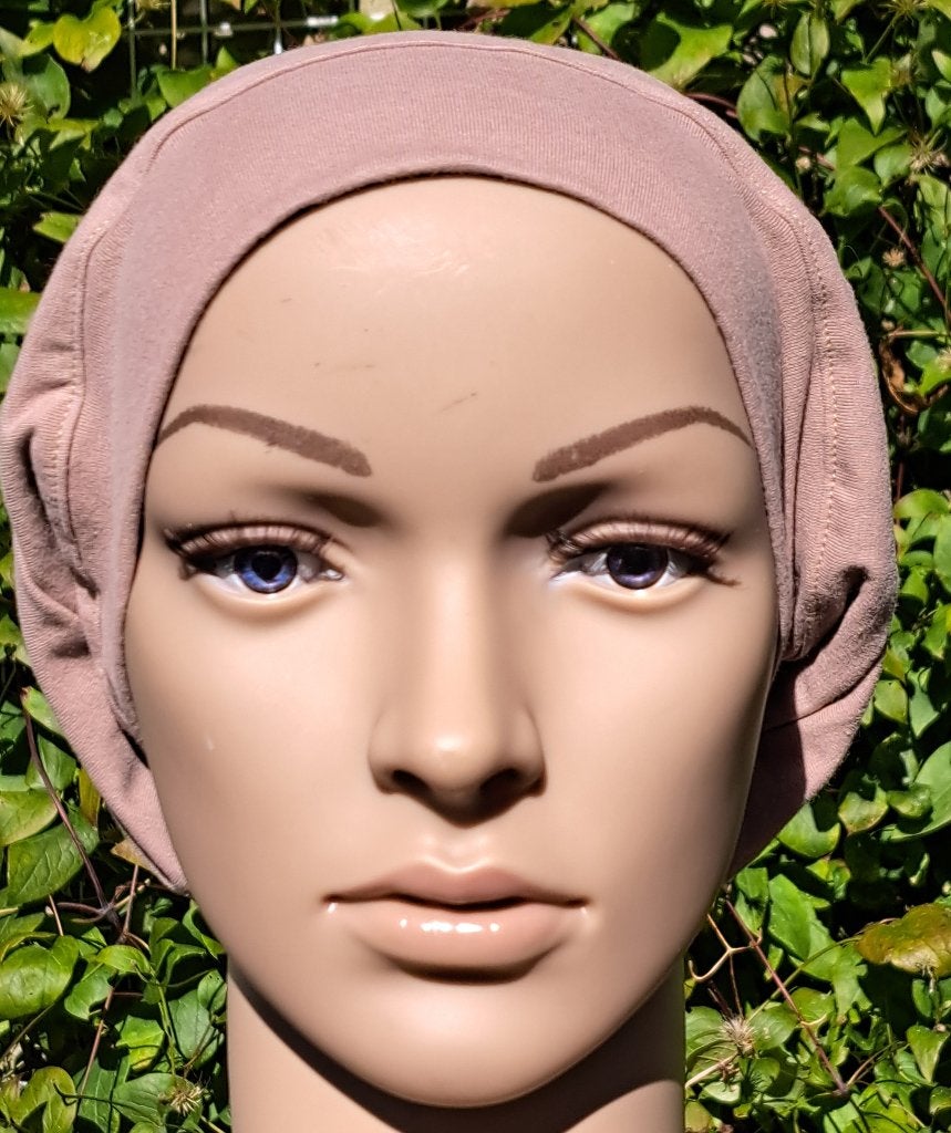 Chemo/haarverlies tricot muts met haarband no 36 A., Anna, Maat 42/44 (L), Nieuw, Ophalen of Verzenden