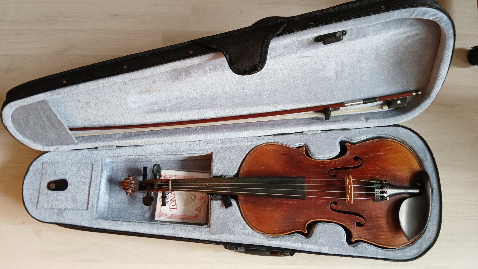 Vintage Viool met Koffer - Gebruikt, Goede Staat, Muziek en Instrumenten, Strijkinstrumenten | Violen en Altviolen, Ophalen, Gebruikt