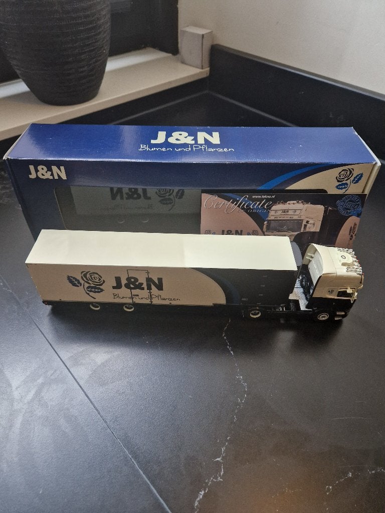 tekno, Hobby en Vrije tijd, Modelauto's | 1:50, Ophalen of Verzenden, Zo goed als nieuw, Bus of Vrachtwagen, Tekno
