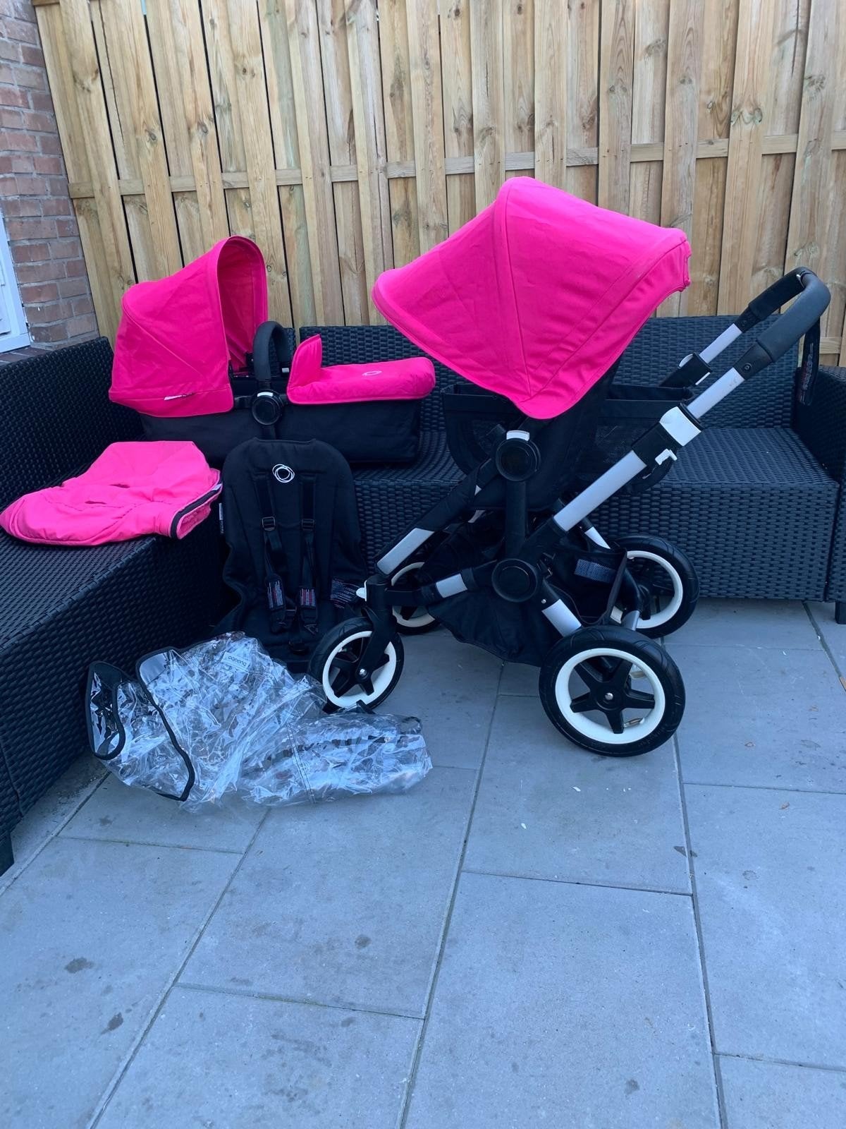 Bugaboo Donkey Duo wagen, Ophalen of Verzenden, Kinderwagen of Buggy