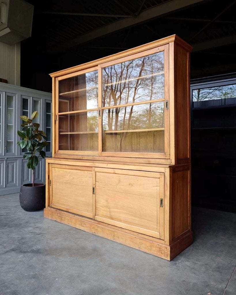Teak Buffetkast | Ruime Vitrinekast | Winkelkast #5950