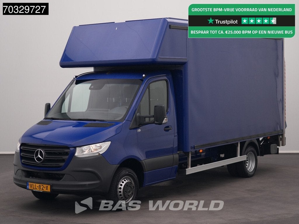 Mercedes Sprinter 516 CDI Laadklep Automaat Dubbellucht Zijd, Auto's, Automaat, Gebruikt, Euro 6, 4 cilinders