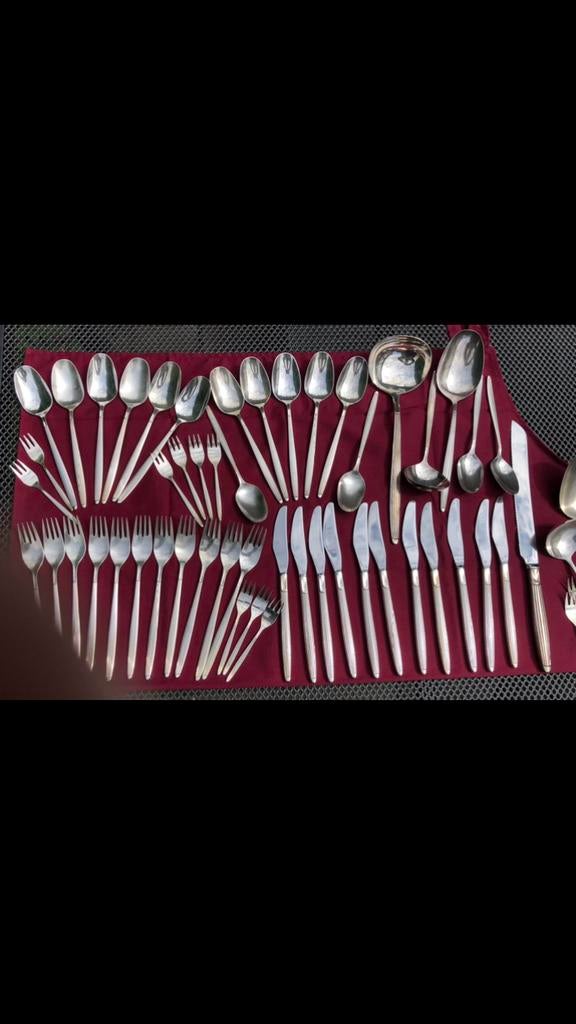 Verzilverd Gero Zilvium model 234 Excellence bestek, Antiek en Kunst, Antiek | Bestek, Ophalen of Verzenden