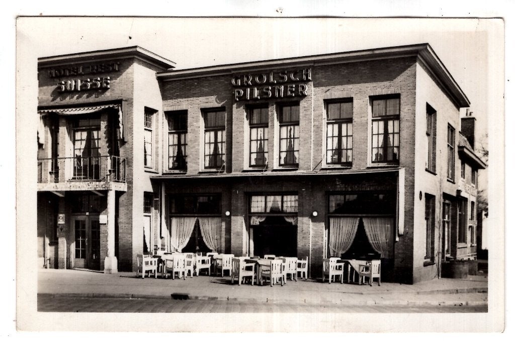 Apeldoorn Cafe restaurant Suisse, Verzenden, 1920 tot 1940, Ongelopen, Gelderland