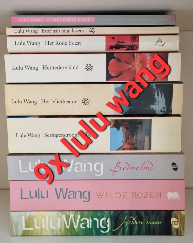9 x Lulu Wang, Ophalen of Verzenden, Gelezen