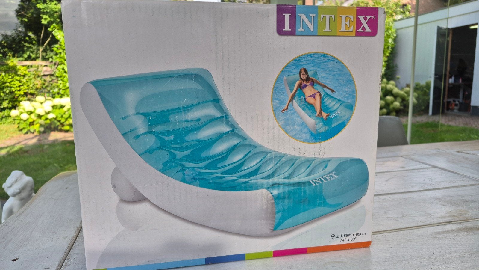 Intex Opblaasbare Lounge Stoel - Zwembad of Strand, Minder dan 80 cm, Opblaaszwembad, Rond, Nieuw