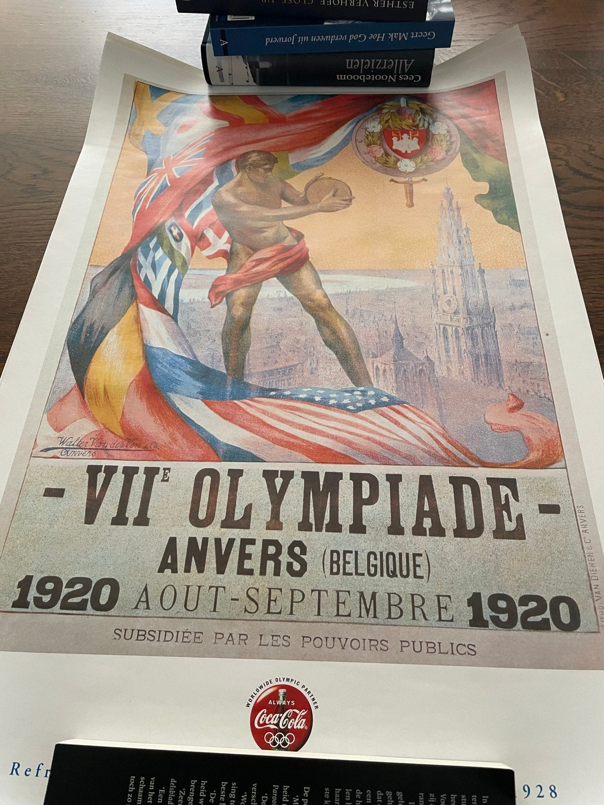 Olympische Spelen posters Londen, Amsterdam, Antwerpen, Verzamelen, Deurposter of groter, Ophalen of Verzenden, Sport, Rechthoekig Staand