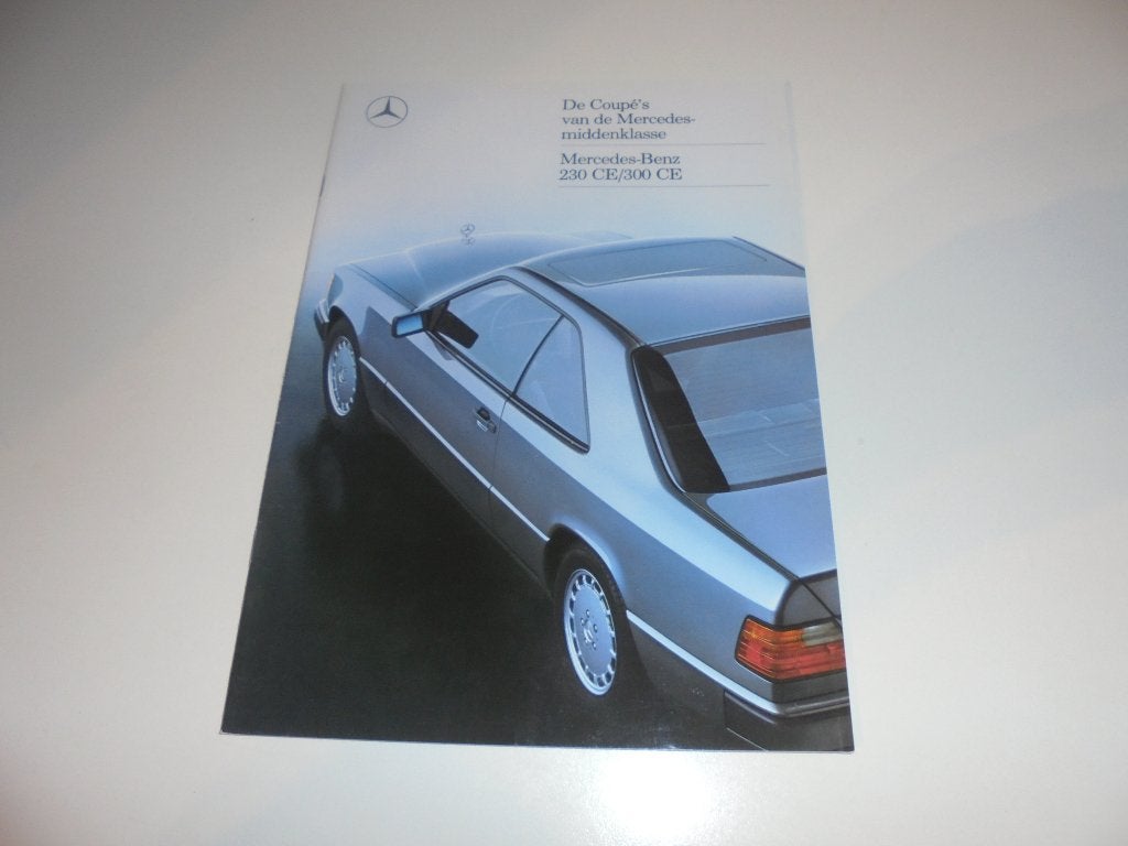 brochure Mercedes W124 230CE-300CE  1987, Ophalen of Verzenden, Nieuw, Mercedes
