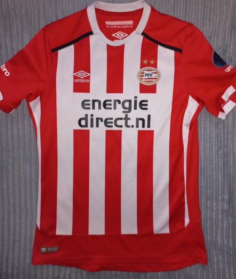 PSV Thuisshirt Umbro Energie Direct Maat XLB, Groter dan maat XL, Ophalen of Verzenden, Zo goed als nieuw, Shirt