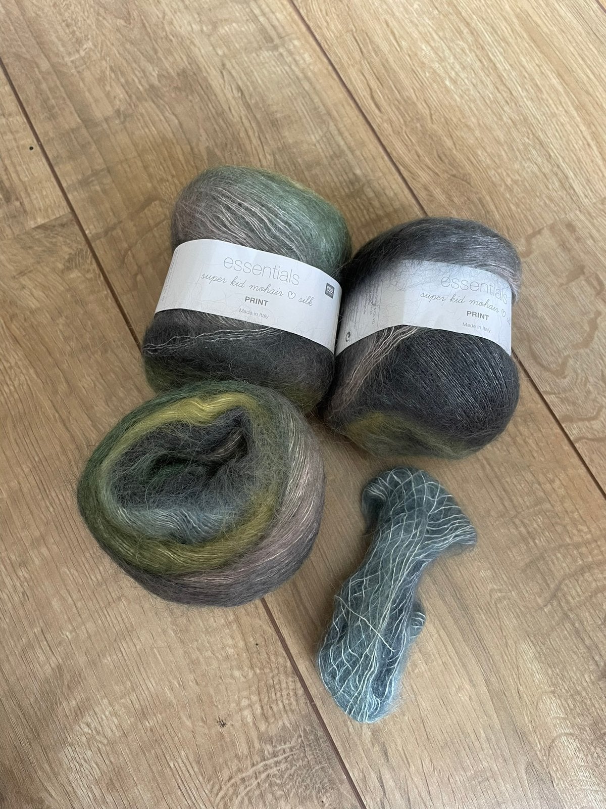 Mohair garen groen - Rico Design - Mohair loves Silk, Hobby en Vrije tijd, Breien en Haken, Ophalen of Verzenden, Nieuw, Breien of Haken