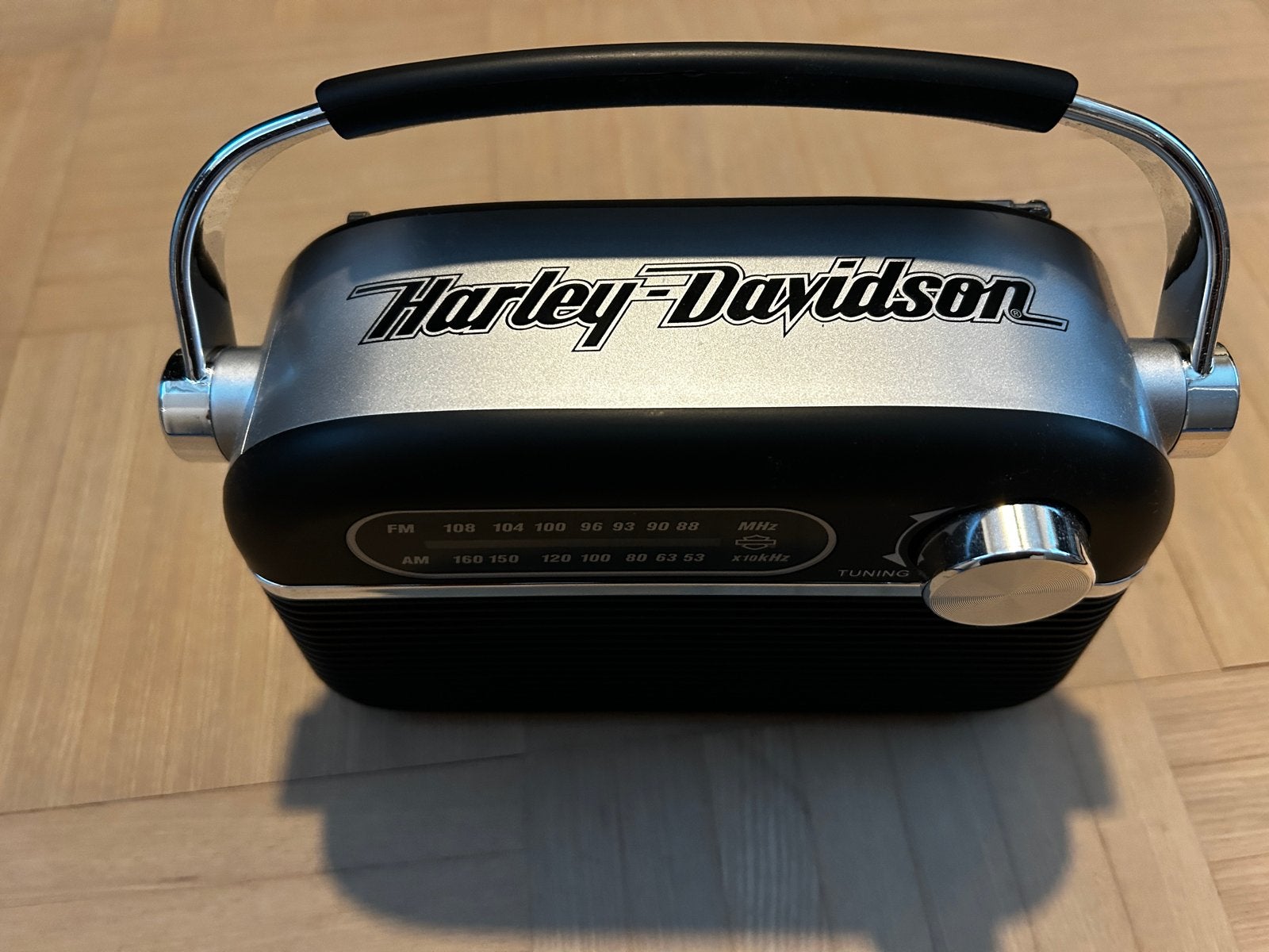 Harley Davidson Retro Transistor Radio met Bluetooth, Ophalen of Verzenden, Zo goed als nieuw, Transistorradio