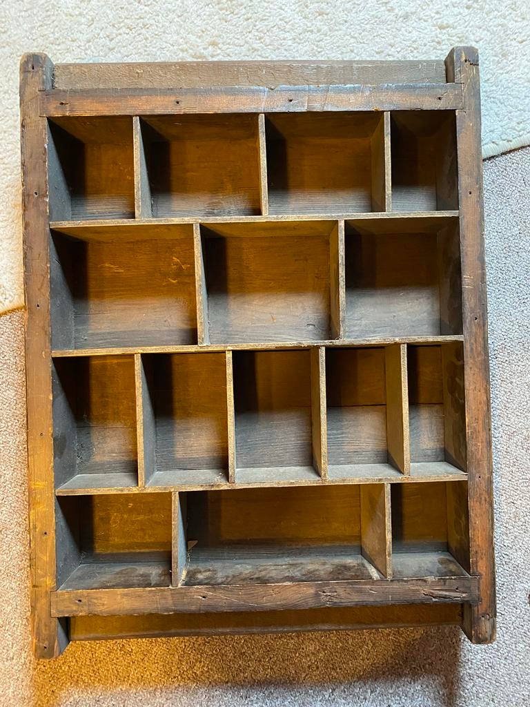 Antieke houten steenvorm - Unieke decoratie, Ophalen of Verzenden
