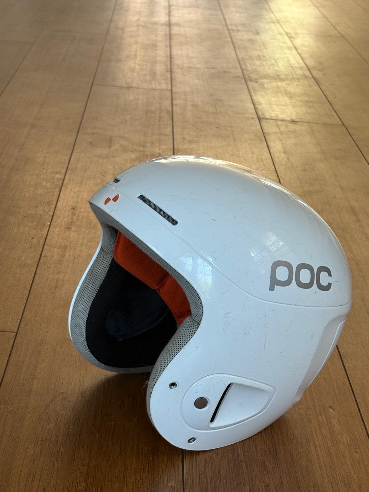 POC Skihelm - Wit - Maat S, Sport en Fitness, Skiën en Langlaufen, Overige merken, Gebruikt, Overige typen, Ophalen of Verzenden