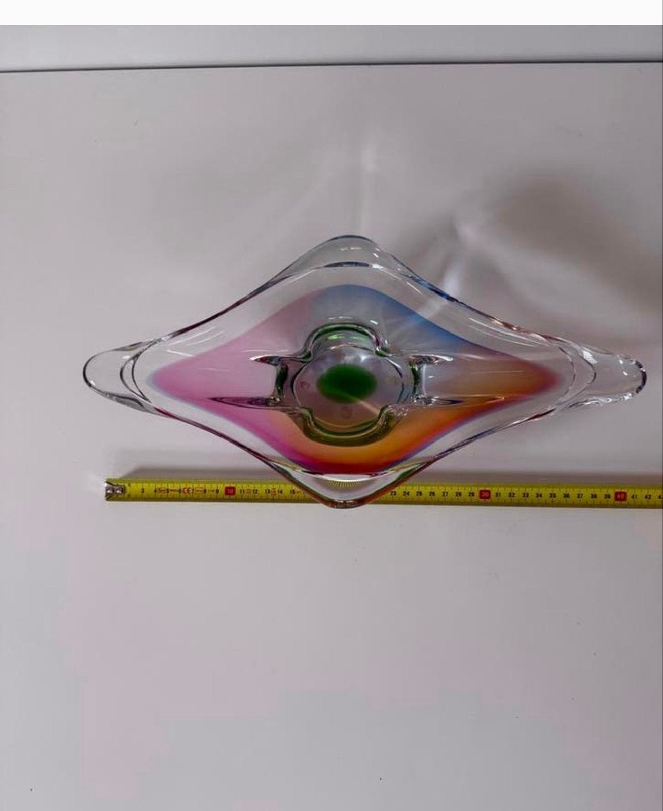 Vintage Rhapsody glazen schaal František Zemek 1950-1960, Ophalen of Verzenden