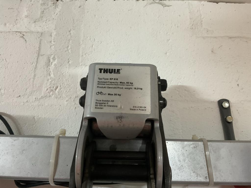 Thule Fietsendrager EP 916 voor 2 fietsen - Trekhaak, Auto diversen, Fietsendragers, Gebruikt, Trekhaakdrager, Ophalen of Verzenden