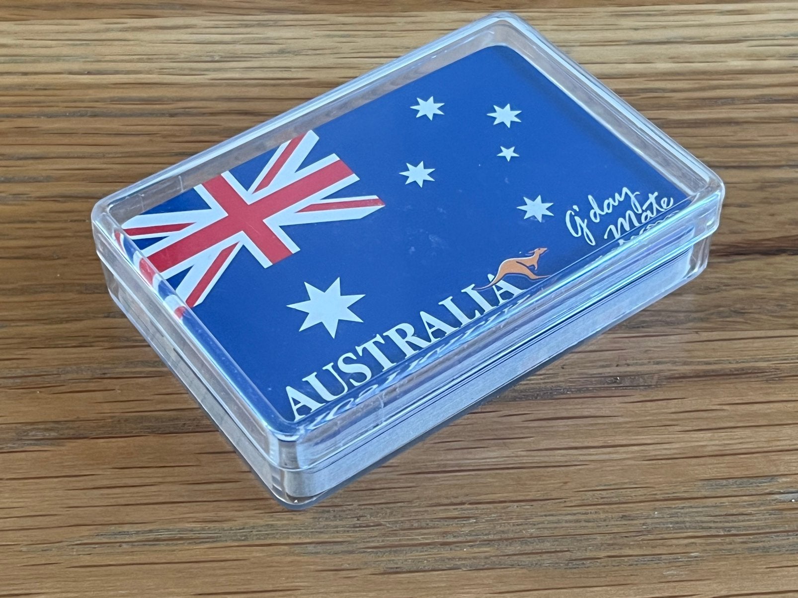 Australië souvenir speelkaarten in doosje – met 1 joker, Verzamelen, Verzenden, Speelkaart(en)
